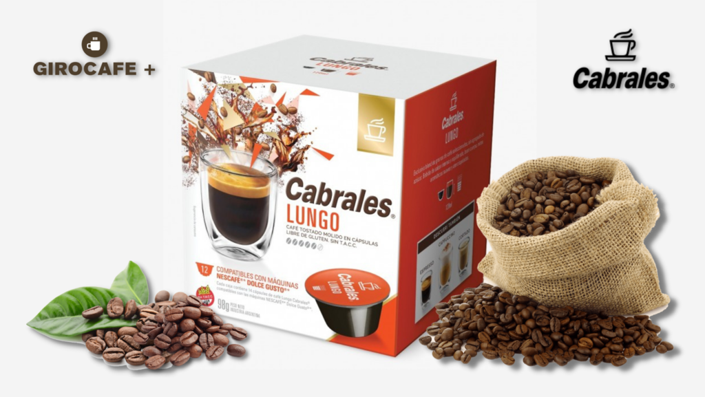 Cabrales  Cápsulas Café Lungo compatibles con Dolce Gusto®