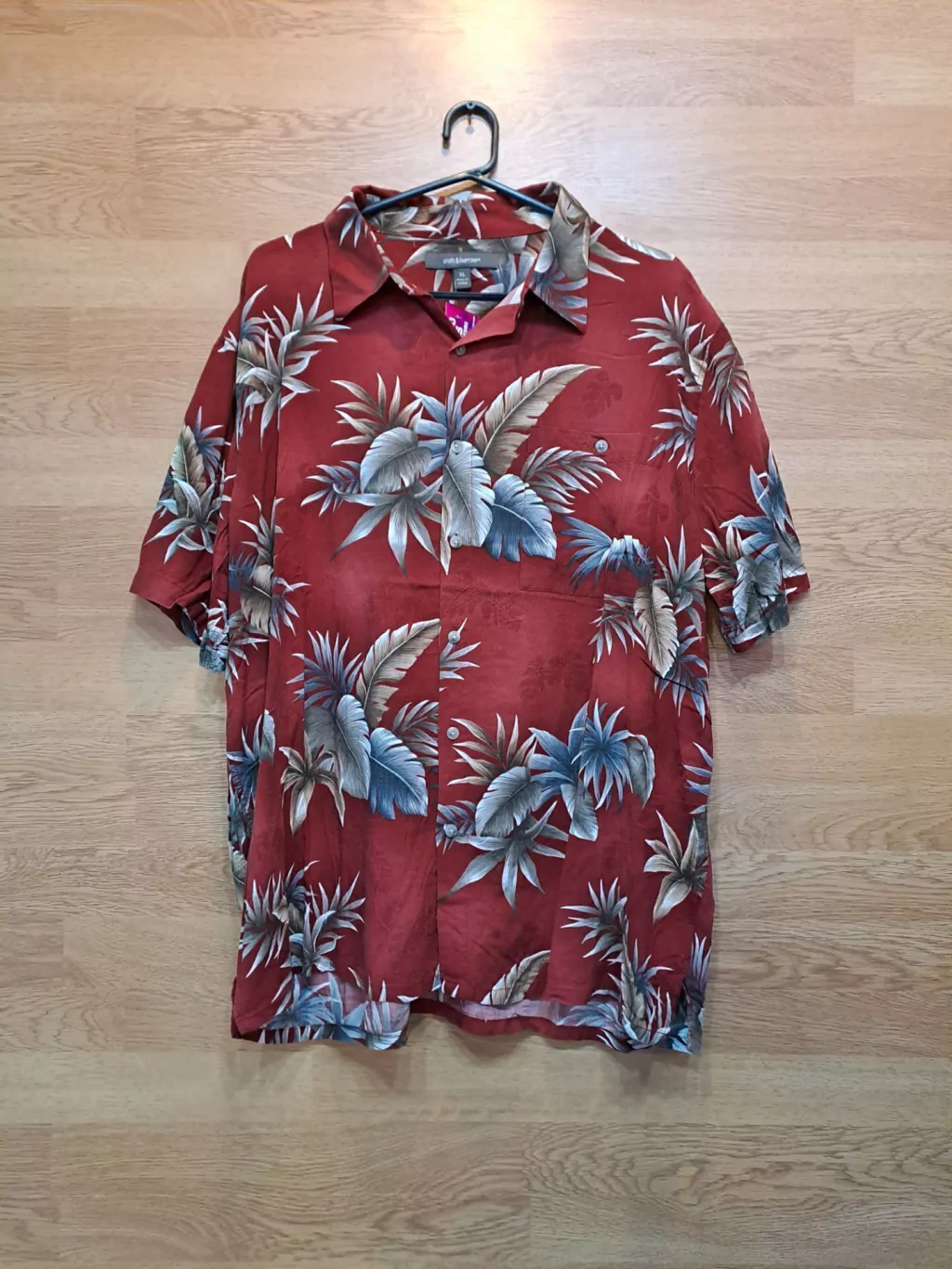 Camisa Hawaiana Croft Barrow Talle Xl F512 O Venta de Camisa