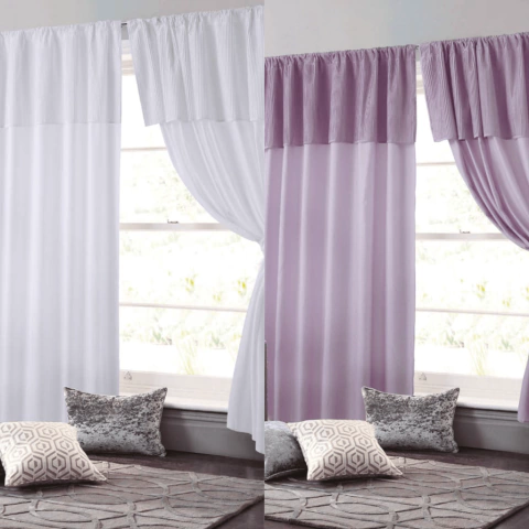 Jean Cartier Jgo Cortinas Cocina Bon Appetit Violeta 120 X 130 Cm 120