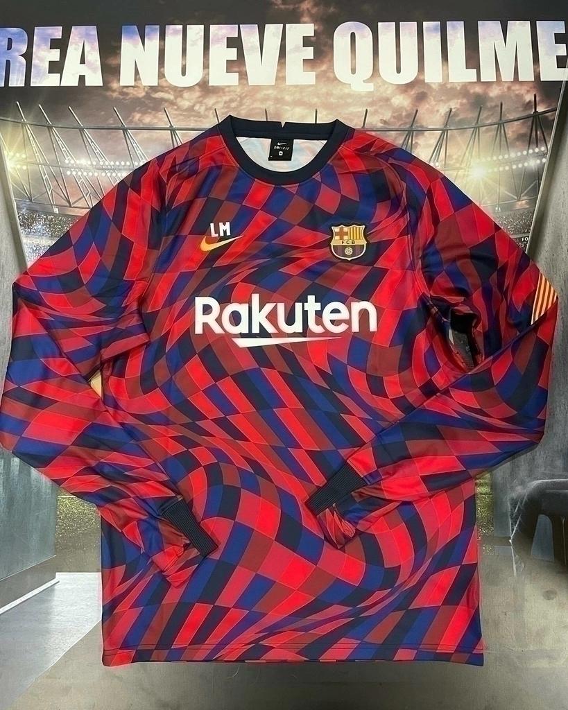 Buzo Prematch Barcelona 2020 Rojo Y Azul Lm Venta de Buzo