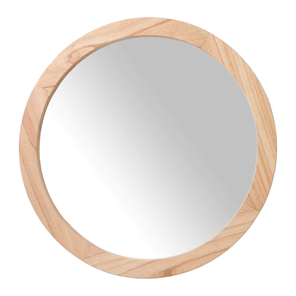 Espejo redondo madera diseño escandinavo. Tienda online.