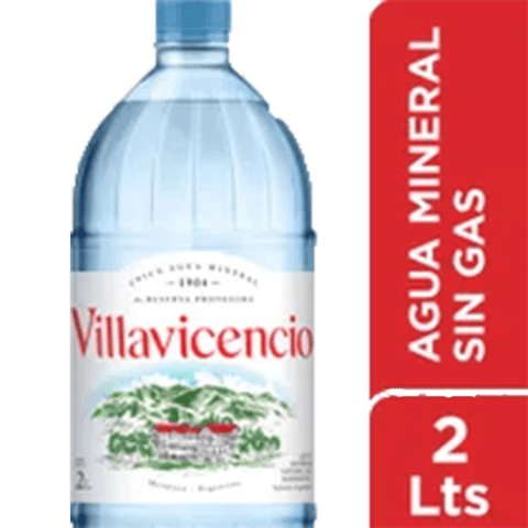 Agua Mineral Villavicencio 2 Litros