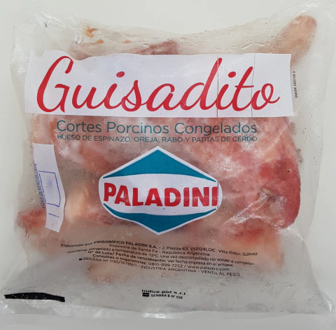 Guisadito PALADINI. BOLSON DE 1,2 KILOS.