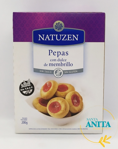 Natuzen - Pepas con membrillo - 200g